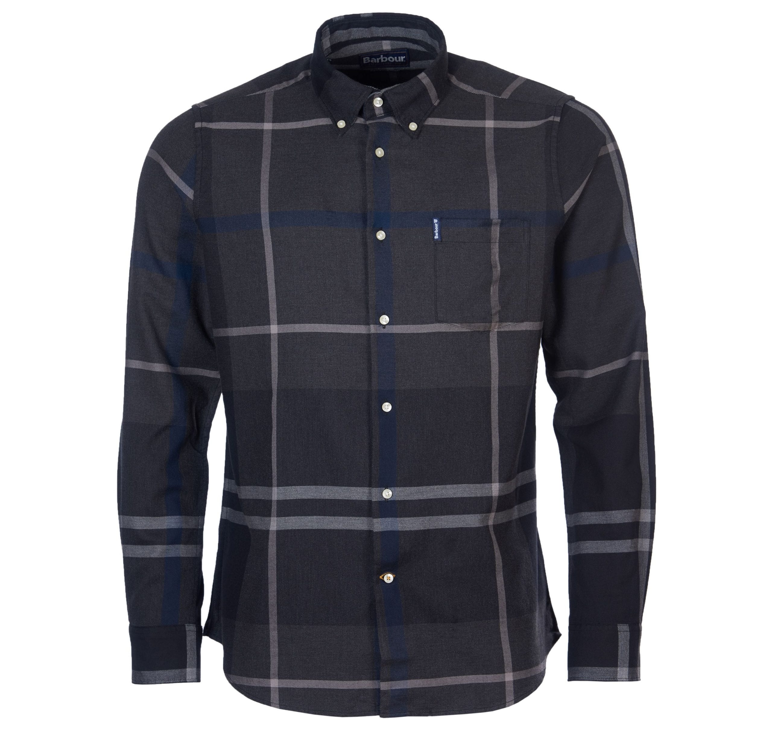 barbour dunoon shirt graphite