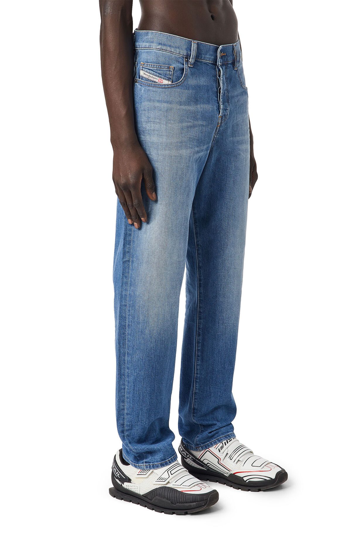 Diesel 2005 D-Finning 0EHAJ Tapered Stretch Jeans - Esquire Clothing